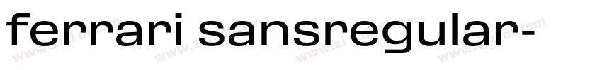 ferrari sansregular字体转换 ferrari sansregular字体转换